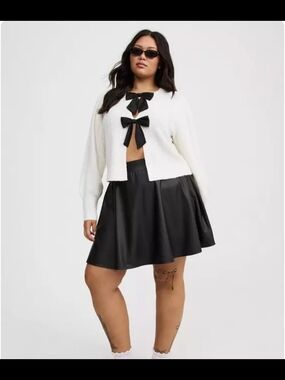 Torrid | Faux Leather Circle Skirt